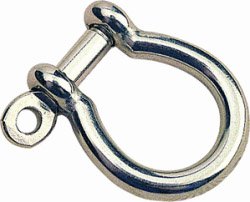 5/16" (8mm) bow shackle stainless steel