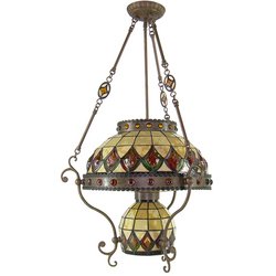 Kichler Colonial Tiffany Inverted Pendant- Bronze