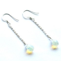 Taolei Sterling silver earrings (opal quartz)