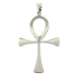 Sterling Silver Ankh Cross Pendant