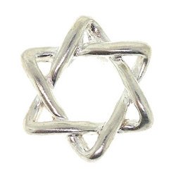Sterling Silver Jewish Star of David Pendant