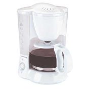 Electric 4-Cup Coffee Maker in White