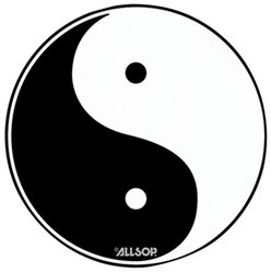 YING YANG MOUSE PAD