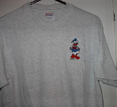 Donald Duck Custome embroider T shirt
