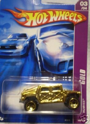 2007 Hotwheels GOLD SERIES #3 of 4 HUMVEE