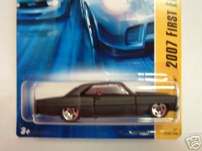 2007 Hotwheels FE #9 of 36 66 NOVA Black In Color