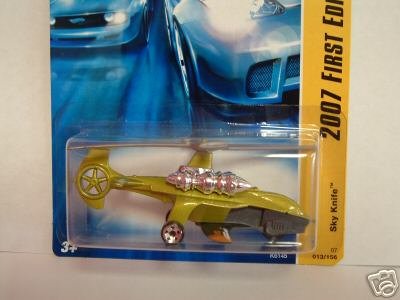 2007 Hotwheels NEW SKYKNIFE #13/36