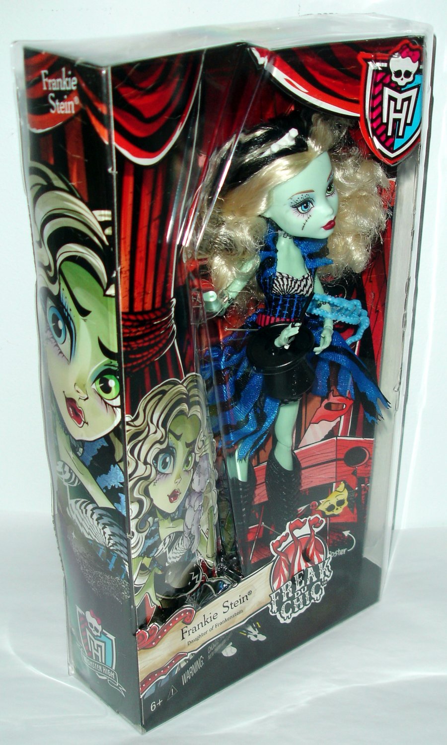 Monster High Freak Du Chic Frankie Stein Magician Doll New