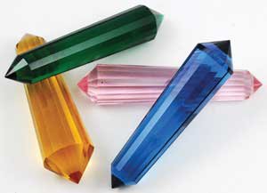Double Terminated Glass Energy Crystal