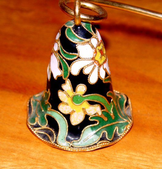 CANDLE SNUFFER - Cloisonne - Floral