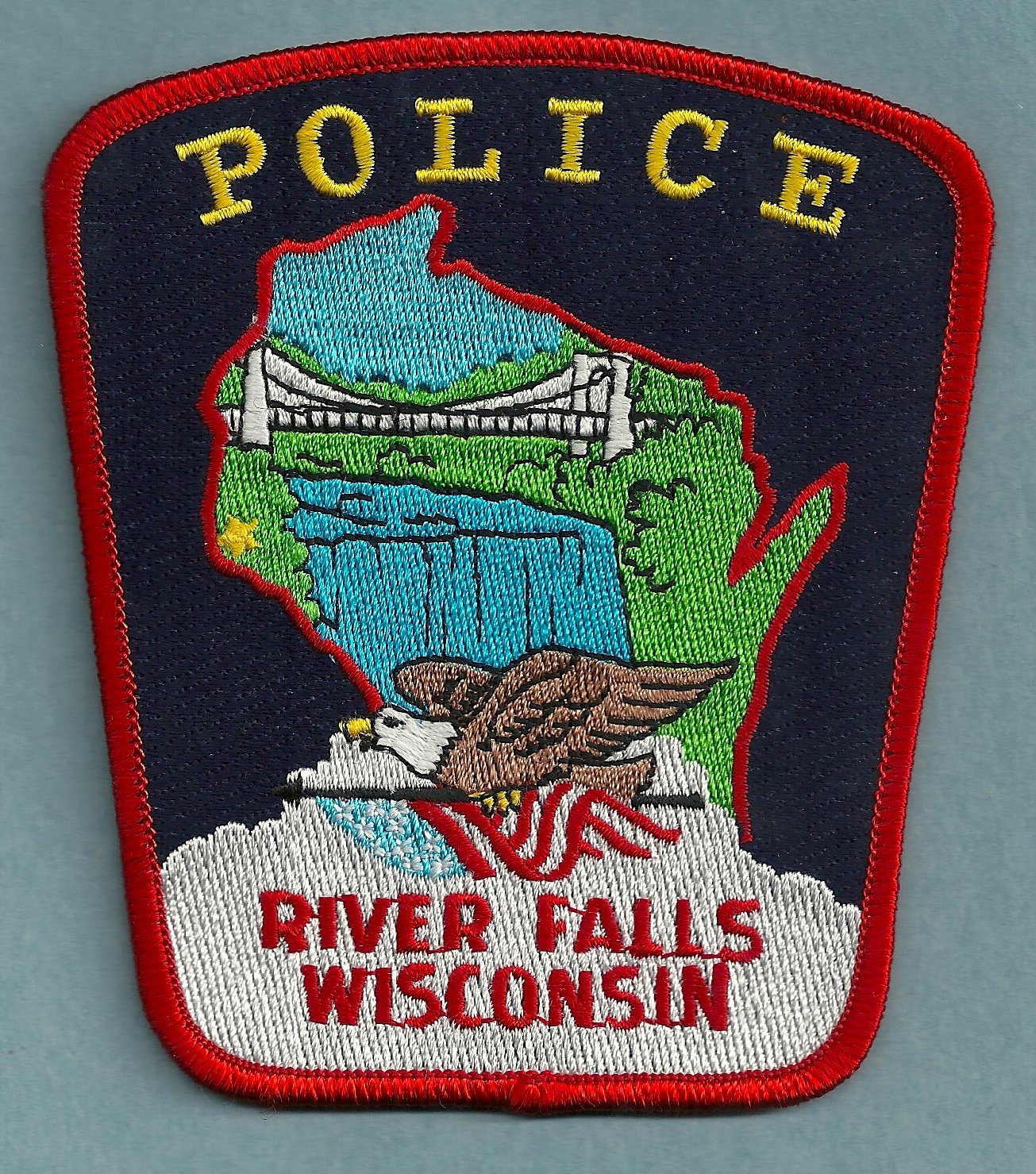 River Falls Wisconsin Police Patch