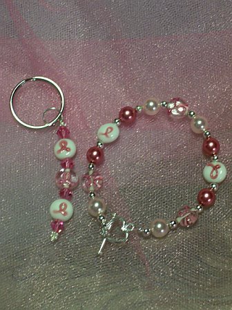 Breast Cancer Key Chain