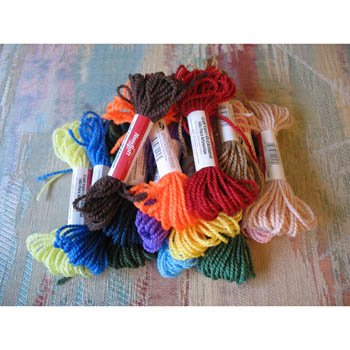 NEEDLOFT Plastic Canvas Craft Yarn Lot of 15
