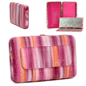 Metal frame wallet Lt. Purple