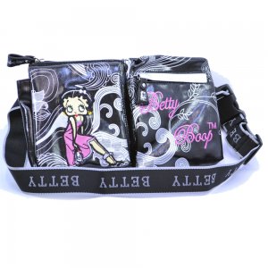 Betty Boop ?? Shoulder Bag with 2 Side Pockets