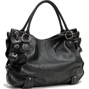 Fashion soft top zip tote bag
