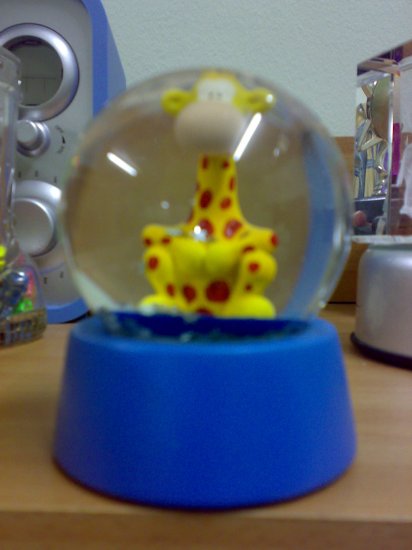 Giraffe crystal Ball