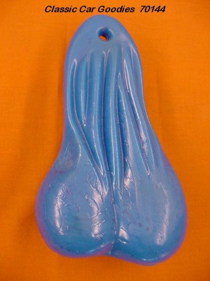 Bull Balls Huge Blue Pair 8"