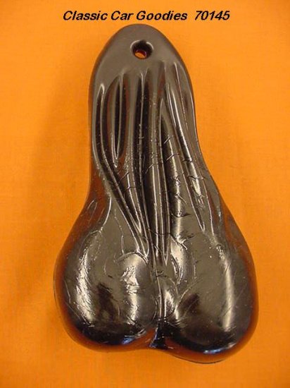 Bull Balls Huge ''Black'' Pair of Rubber Nuts!