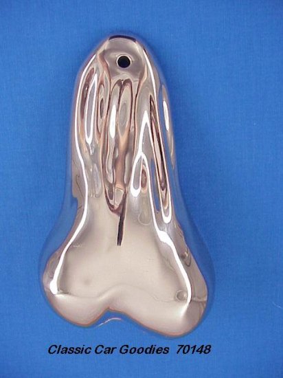 Bull Balls Huge ''Stainless Steel'' Pair