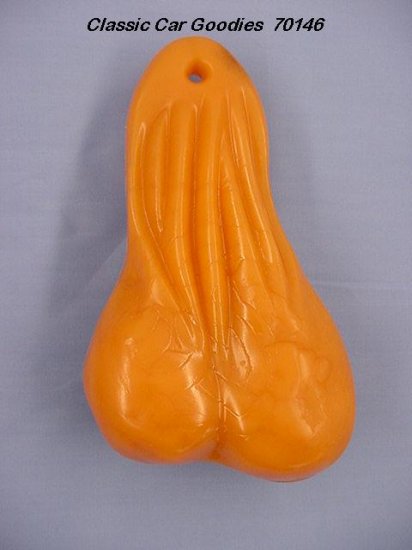 Bull Balls Huge ''Tan'' Pair of Rubber Nuts!
