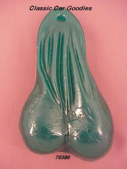 Bull Balls ''Translucent Green'' Huge Pair of Rubber Nuts!