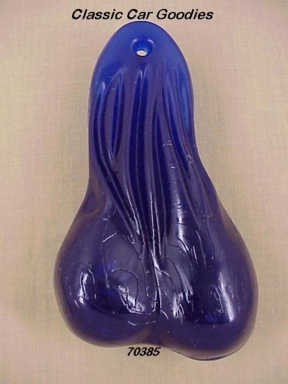 Bull Balls ''Translucent Blue'' Huge Pair of Rubber Nuts!