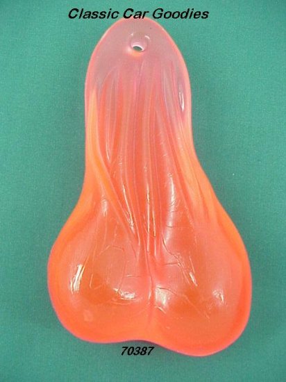 Bull Balls ''Translucent Pink'' Huge Pair of Rubber Nuts!
