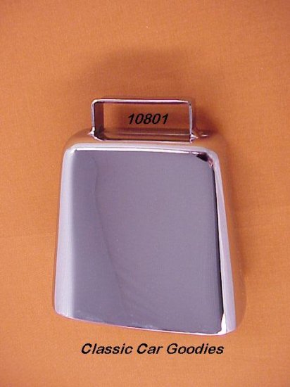 Cow Bell Chrome 3 5/8" 4X4 Truck Off Road Novelty