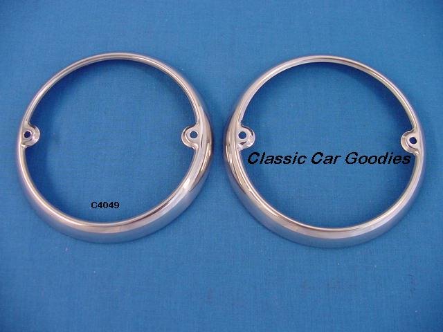 1953 Chevy SS Park Light Bezels Belair 210 150