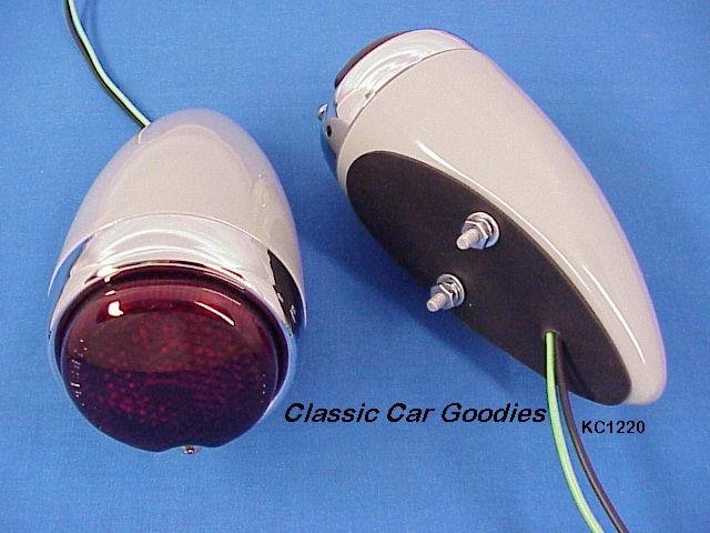 1939 Chevy Tail Light Ass'y Primer New Pair! Street Rod