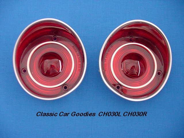 1971 Chevelle SS Tail Light Lenses. Brand New Pair!