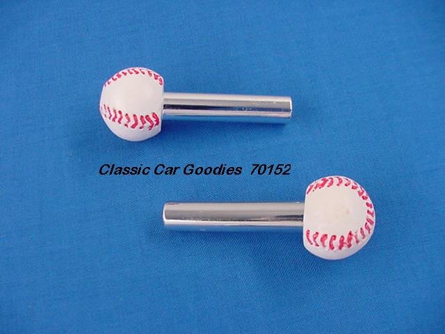 Door Lock Knobs "Baseball"