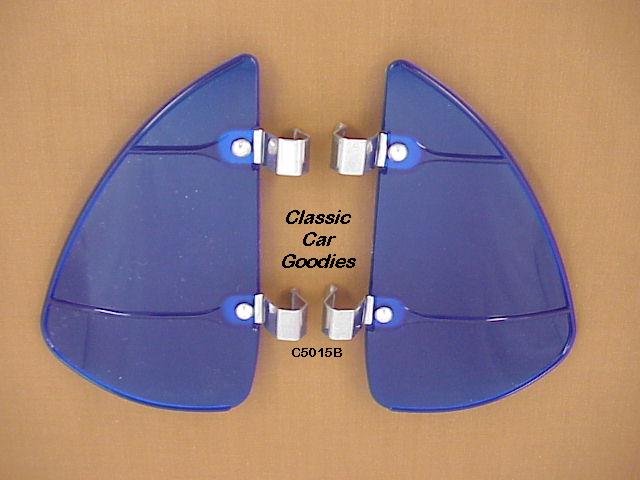Vent Window Breezies "Blue". No more messed up hair!