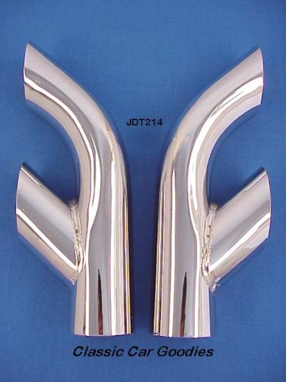Pontiac Firebird "Trans Am" Dual Exhaust Tips Chrome