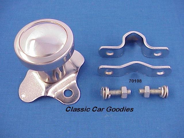 Suicide Knob "Polished Aluminum" Steering Wheel Spinner