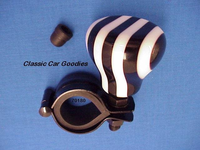 Suicide Knob "9 Layer Twist Black and White" Spinner