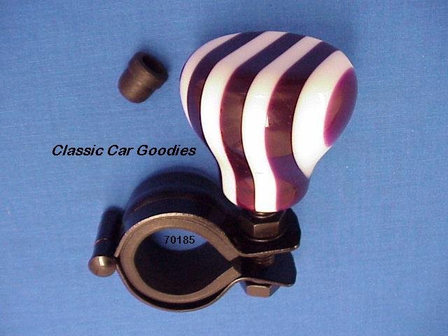 Suicide Knob "9 Layer Twist Purple and White" Spinner
