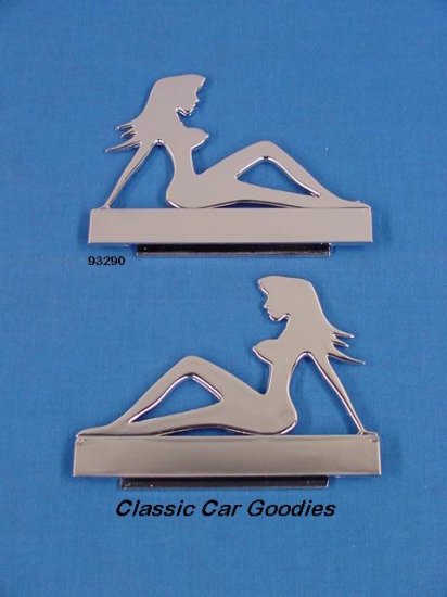 Sitting Nudes Chrome Wiper Arm Aids Hot Rat Rod Cruiser