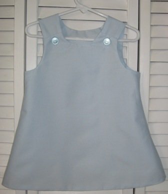 18-24 Months Baby Blue Batiste Dress