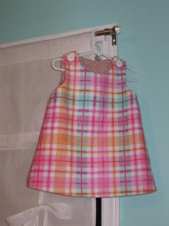 12-18 Months Plaid Flannel Dress