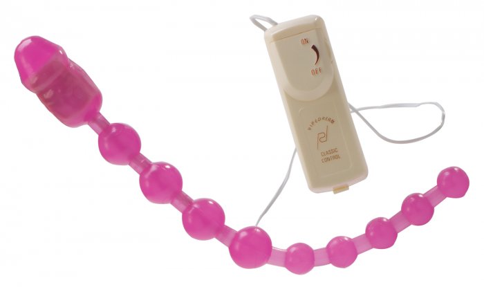 Vibrating Jelly Anal Beads-PD2802-13