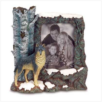 Timber Wolf Photo Frame