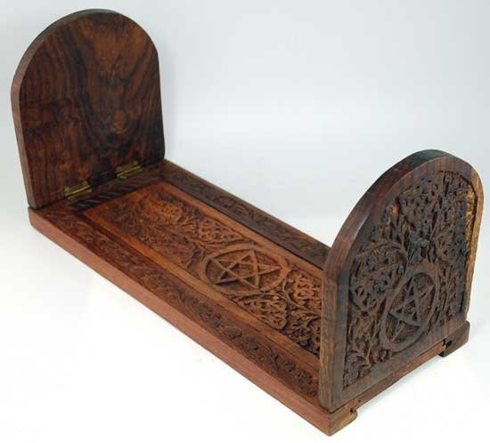 Ornate Pentagram Ritual Book Holder