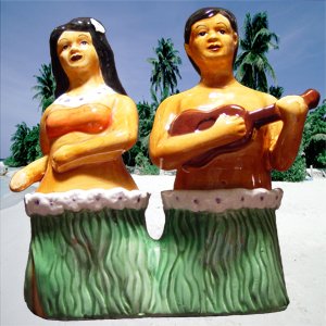 Hula Salt & Pepper Shakers