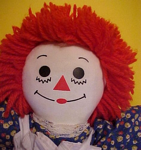 Raggedy Ann 20" Doll 1979 Corsicana Texas Factory
