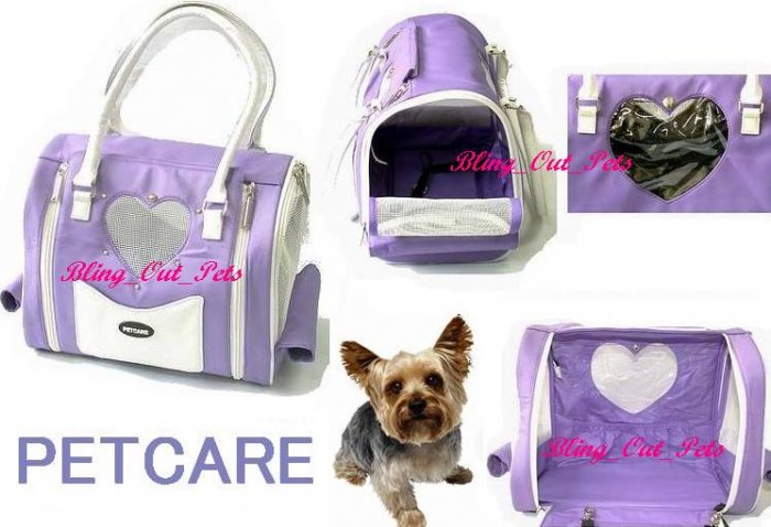 Lavender Petcare Dog Cat Carrier Bag