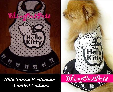 Hello Kitty Dog Cat Dress Clothing
