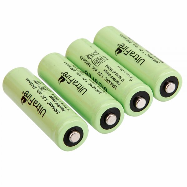 4Pcs UltraFire AA 1.2V 3500mAh Ni-MH Rechargeable Batteries