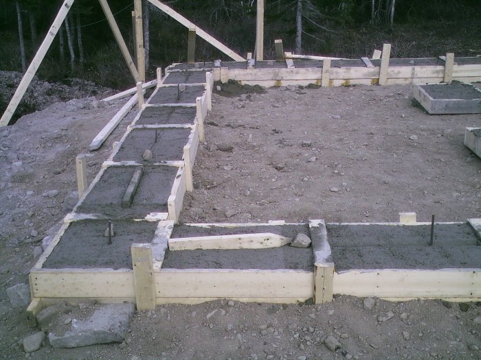 How To Build Cement Basement Footings Plans House Shed Garage